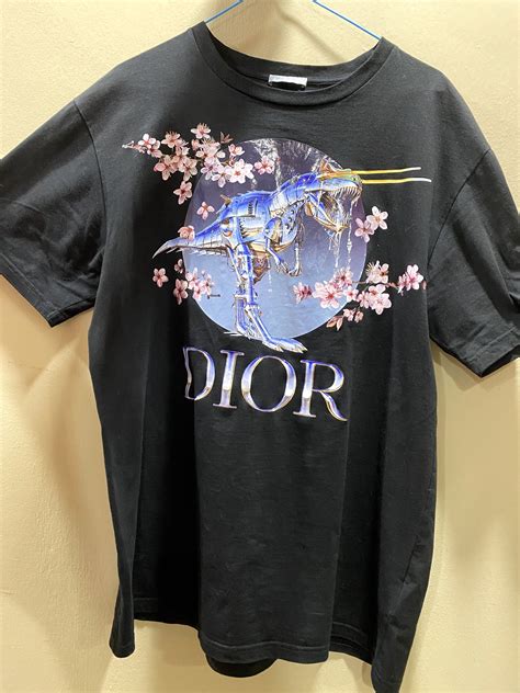 dior and sorayama print t shirt|sorayama tyrannosaurus rex shirt.